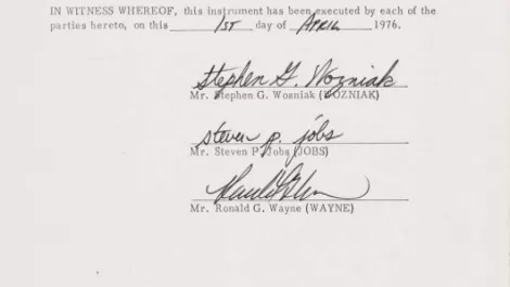 Sotheby's to auction founding Apple document - Updated