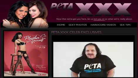 Ron Jeremy fronts for PETA's new .xxx site