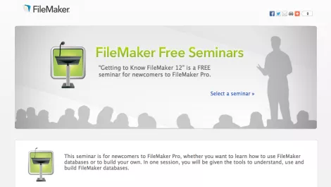 Free FileMaker seminar comes to Wellington - 1st Nov