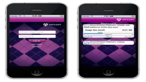Orcon releases iPhone broadband usage app