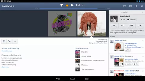 Pandora debuts new tablet experience for Android