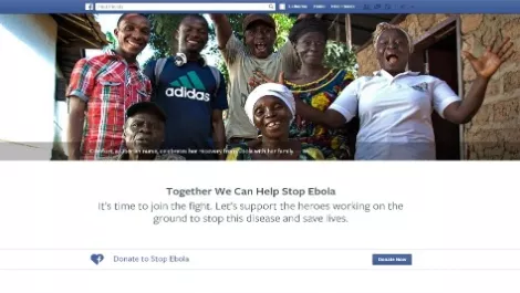 Facebook joins the fight against Ebola with three initiatives