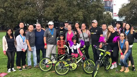 Chow Group gets on its bike for charity