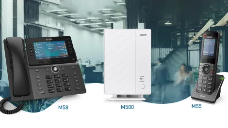 Snom launches world's first DECT-over-IP solution with M500 system