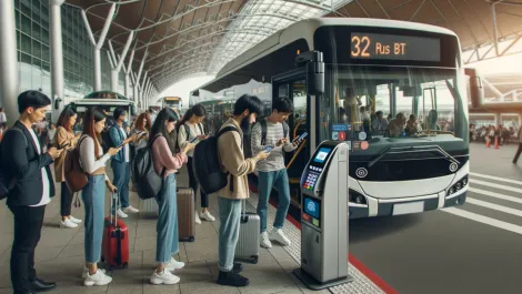 SkyBus introduces open payment system for easier airport transfers