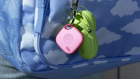 Tile mate  pink punch   backpack