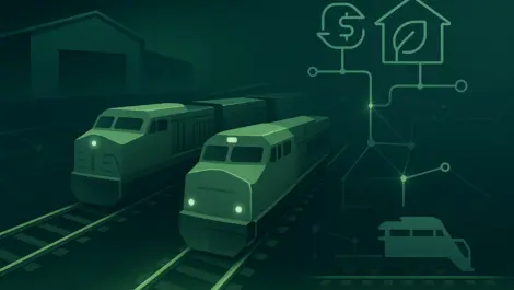 Sustainable rail technology in supply chain