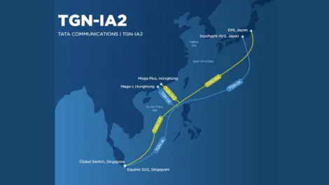 Tata enhances Asia data links with TGN-IA2 submarine cable