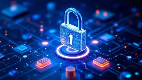 Secure lock overlay interconnected computer networks documents ai procurement