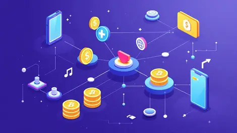 Digital payment transaction interconnected devices coins payment terminals network