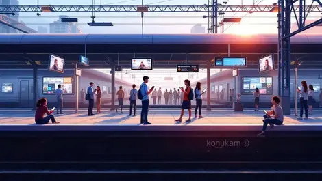 Konkan Railway pilots 5G connectivity & entertainment at stations