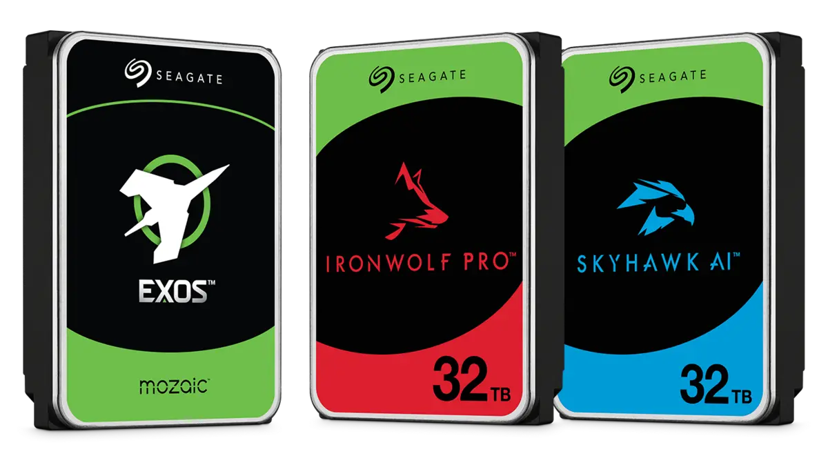 Seagate rolls out 32TB CMR drives for AI video surge