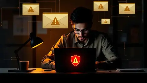 Malaysia office worker laptop warning social engineering cert abuse