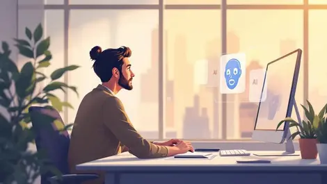 Ontario job interview ai disclosure modern office editorial scene