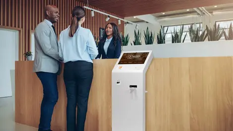 Entrysign hotel lifestyle kiosk