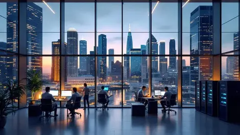 Houston glass office it team cloud virtualization for aec energy